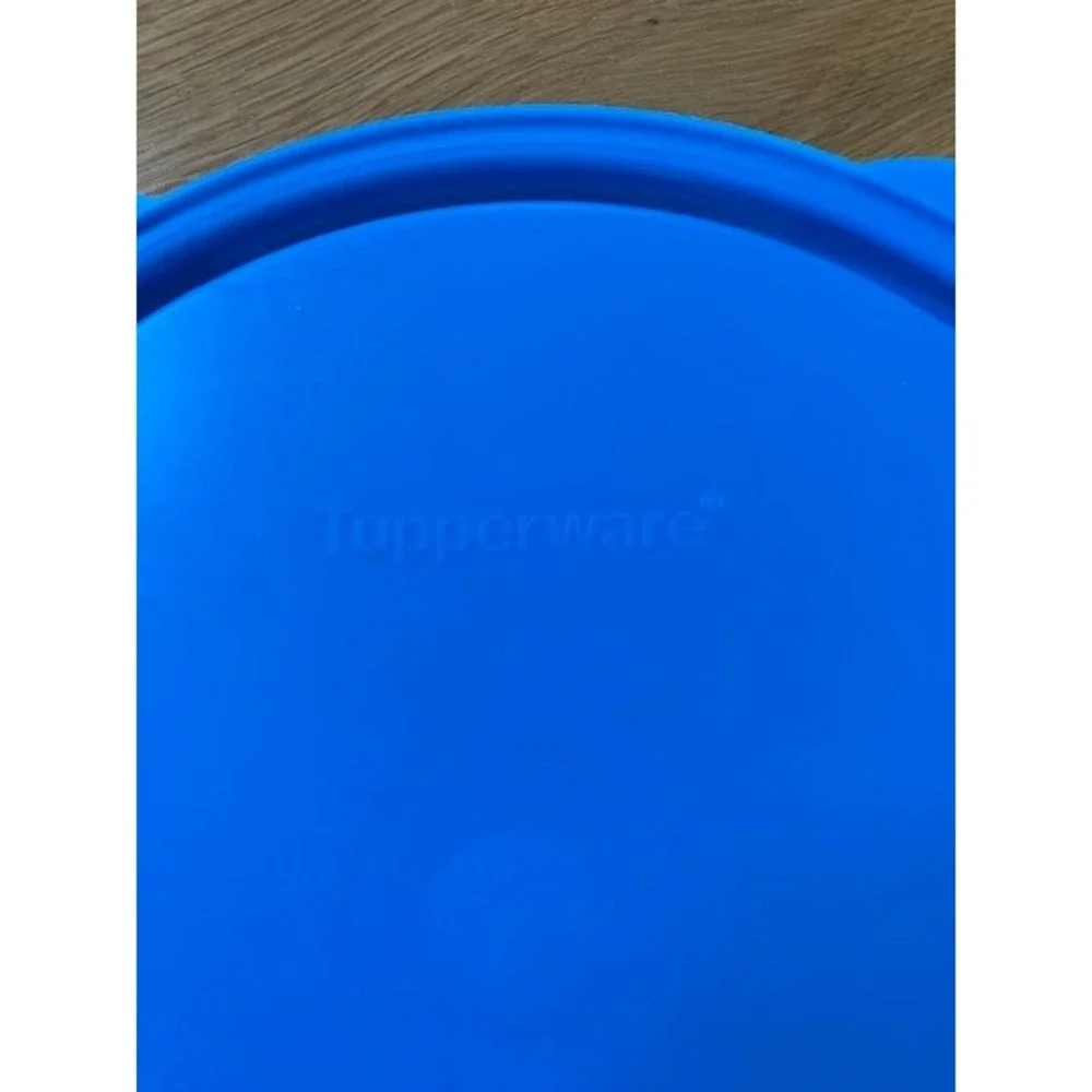 Tupperware Mickey Mouse Lid Replacement Blue Good 6.25 Inch Round 3634A-2